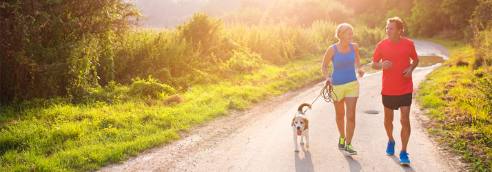 Chiropractic Wayland MI couple jogging